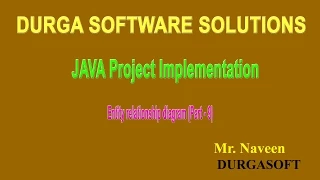 JAVA Project Implementation - Entity relationship diagrams Part