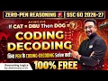 Coding Decoding SSC GD 2026-27 Pen Coding - Decoding Solve Zero-Pen Reasoning