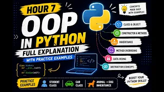 Python OOP Full Course Classes Objects Inheritance Constructor Methods Python Tutorial Hour 7