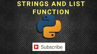 Python Training - Strings and List Function Craw Cyber Security