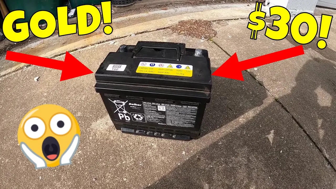 How To Extract GOLD 2.0 From Lead Acid Car Battery!!! - NEW TECHNOLOGY!!