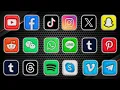 social media icon png download youtube facebook instagram twitter linkedin icon png download