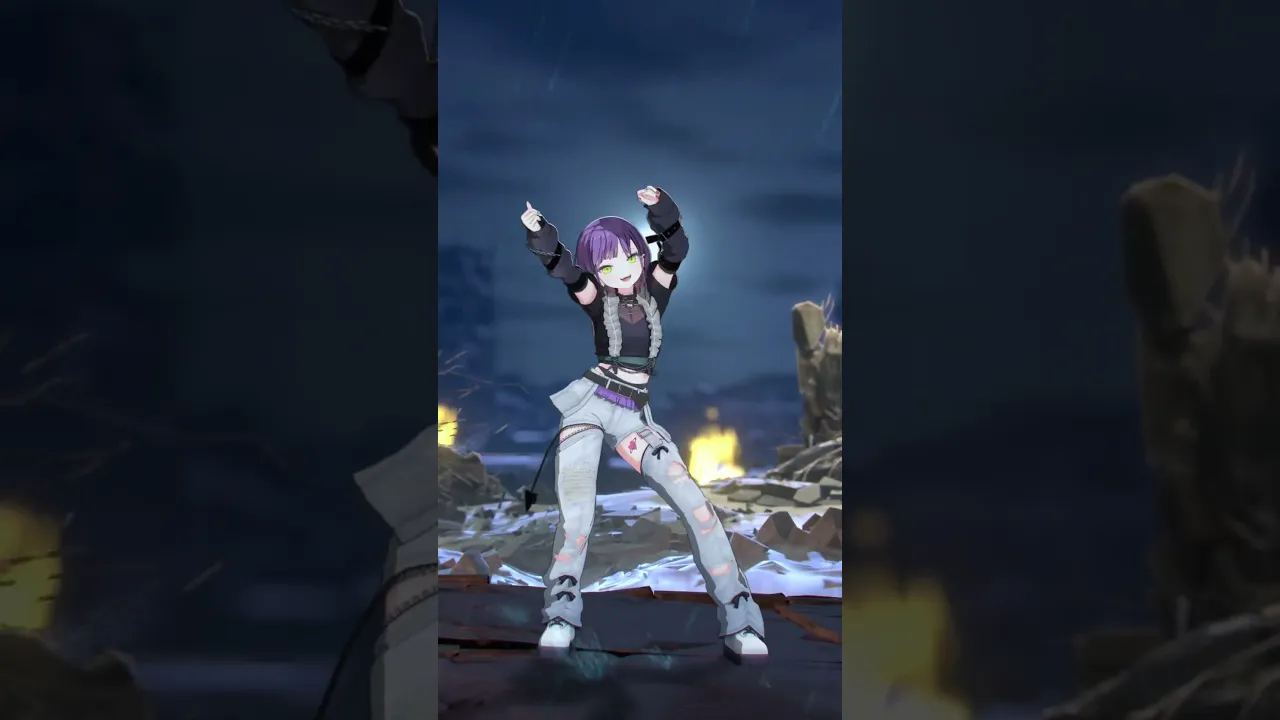 Moonaの #Distortion を MMDトワ様に踊ってもらった！🔮👾 #shorts  #vtuber #dance #踊ってみた