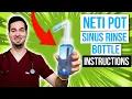 How to use a neti pot correctly and nasal saline irrigation at home
