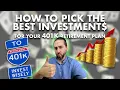 How To Pick The BEST Investments For YOUR 401K My ENTIRE 401K Portfolio