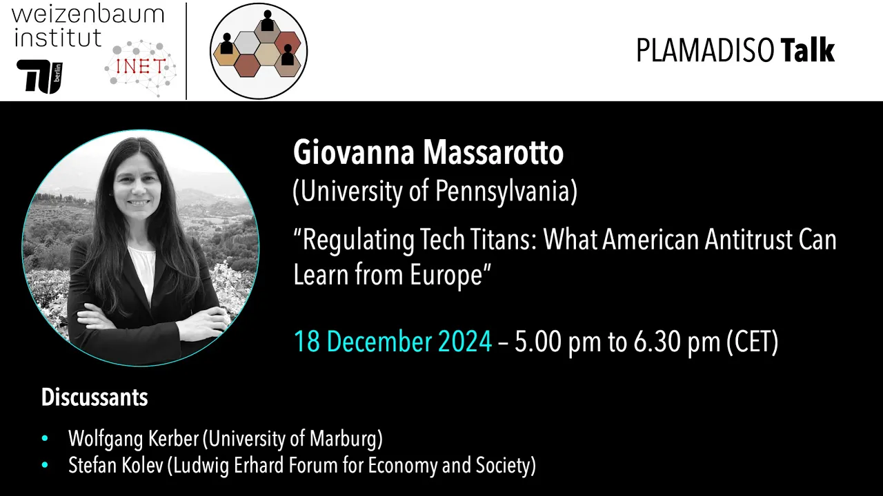 “Regulating Tech Titans: What American Antitrust Can Learn from Europe”, Giovanna Massarotto
