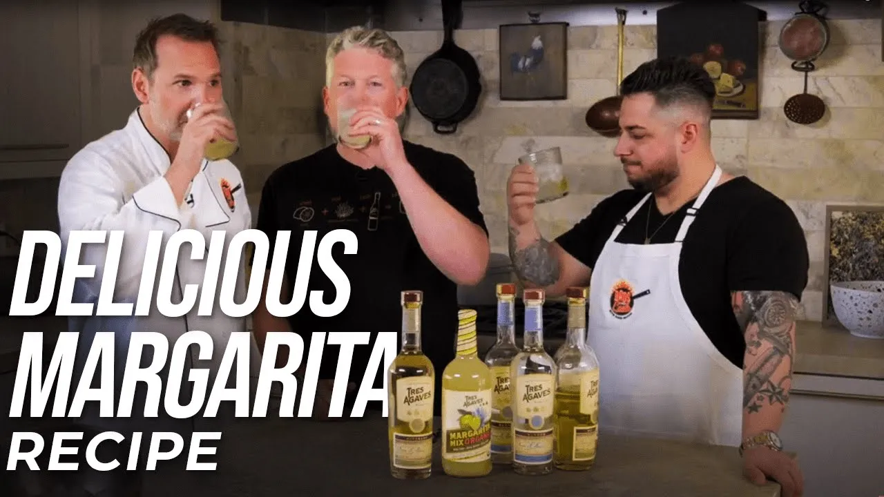 Delicious Margarita Recipe - Tres Agave Style on Dads That Cook with Jason Glover
