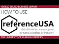 How to use ReferenceUSA