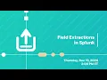 Field Extractions in Splunk 12 19 2024