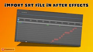 How to Import SRT file in After Effects Create Auto Captions in After Effects Geek Savvy