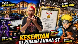 GILA‼️RUMAH ANDRA ST MEWAH BANGET | GREBEK ANDRA BARENG TIM