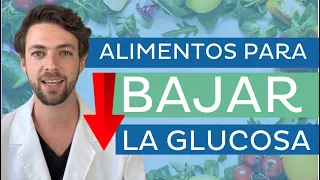 7 ALIMENTOS para BAJAR la GLUCOSA 🍅🫘 Baja la glucosa en sangre