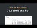 Java tutorial Setting up a Java development environment on Linux part 2
