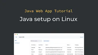 Java tutorial Setting up a Java development environment on Linux part 2