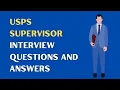 USPS Supervisor Interview Questions And Answers