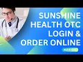 Sunshine Health OTC Login Order Online