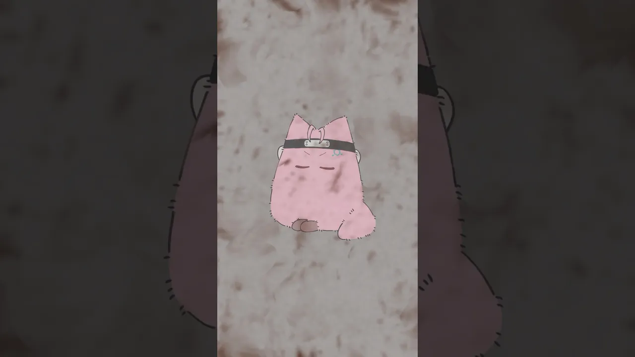 かわいいもふもふなコヨーテ「もふこよ」が忍者になった結果?? #shorts #anime #ホロライブ #hololive #博衣こより #もふこよ