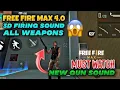 Free fire max gun sound effects,3d sound and reload effects