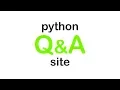 Make a Q A site with Python