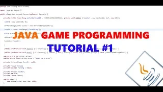 Java Game Programming - Creating the Window and Threads