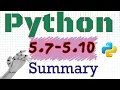 Python Week-5 5 7-5 10 Summary Functional Programming