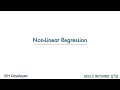 Non-Linear Regression Lecture 10
