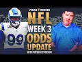 NFL Week 3 Betting Odds Update Rams vs Bengals Giants vs 49ers NFL Line Movement