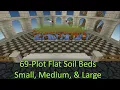 Wizard101 69-Plot Flat Soil Beds - Small Medium and Large