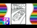Hot Wheels Jet Car Coloring - Crystal
