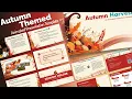 Create Stunning Fall-Themed Presentations with Our Animated Autumn PowerPoint Template