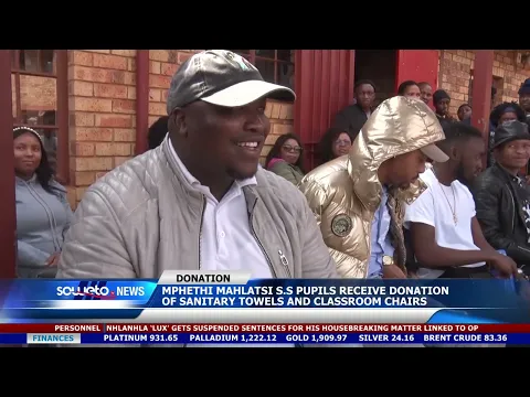 Download MP3 SOWETO TV NEWS |  MPHETHI MAHLATSI S.S PUPILS RECEIVE SANITARY TOWELS AND CLASSROOM CHAIRS