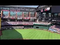 A 30-second panoramic tour of the crowd at Globe Life Field