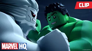 Hulk and Wolverine vs. Wendigo 👊🆚 | LEGO Marvel Avengers: Code Red | @MarvelHQ