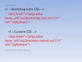 22 Bootstrap in CodeIgniter 3