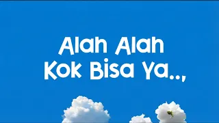 ala ala kok bisa ya lirik lagu spontan tanpa uhuy deabdil viral tiktok 