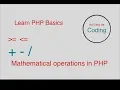 PHP Basics Mathematical operations in PHP AsEasyAsCoding