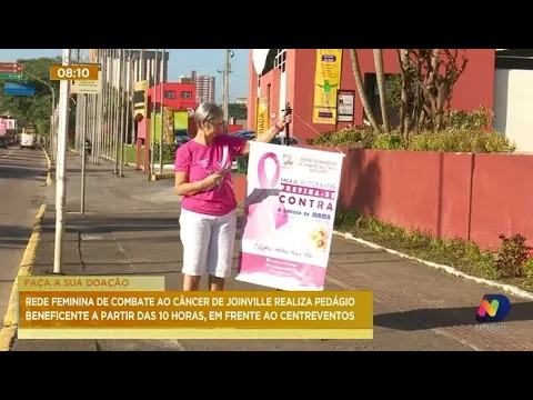Joinville: Rede feminina de combate ao câncer realiza pedágio beneficente nesta quarta-feira