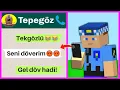 Lagu KEREM KOMİSER, TEPEGÖZLE KAVGA EDİYOR! 😱 - Minecraft