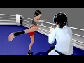 【Girls Fight】Isami vs Mali【Blender】