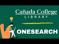 How to Use Canada Library s OneSearch