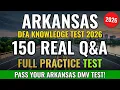 Arkansas DMV Permit Practice Test 2026 150 Real DFA Questions You MUST KNOW