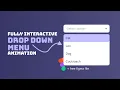 Figma Dropdown Menu Animation Interactive UI Tutorial