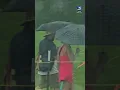 Cincinnati Open fans take cover during storms at Lindner Family Tennis Center