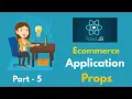 React Ecommerce App Reusable Component Part 5
