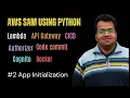Learning AWS SAM sam init sam app initialization Create Simple Hello-World with AWS SAM