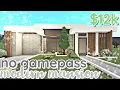 bloxburg modern mansion NO GAMEPASS exterior house build w VOICE