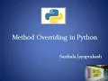 CBSE-Class 12 Python - UAI OOPs Method overriding