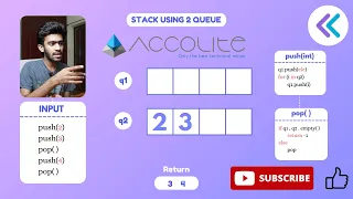 Accolite Interview Question Ep-2 Stack using Queue Geeks For Geeks Tamil code io