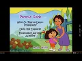 Dora The Explorer Map Adventures 2003 US DVD Menu Walkthrough