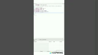 How to create getter and setter java method in eclipse